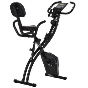 Soozier Exercise Bike Folding Upright Recumbent Stationary Cycling w/ Resistance Band Soozier Exercise Bike Folding Upright Recumbent Stationary Cycling w/ Resistance Band